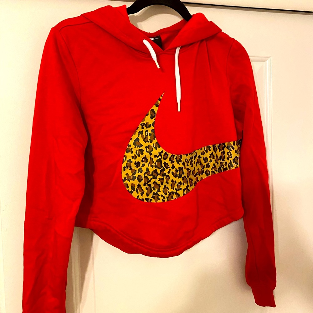 Nike crop top hoodie